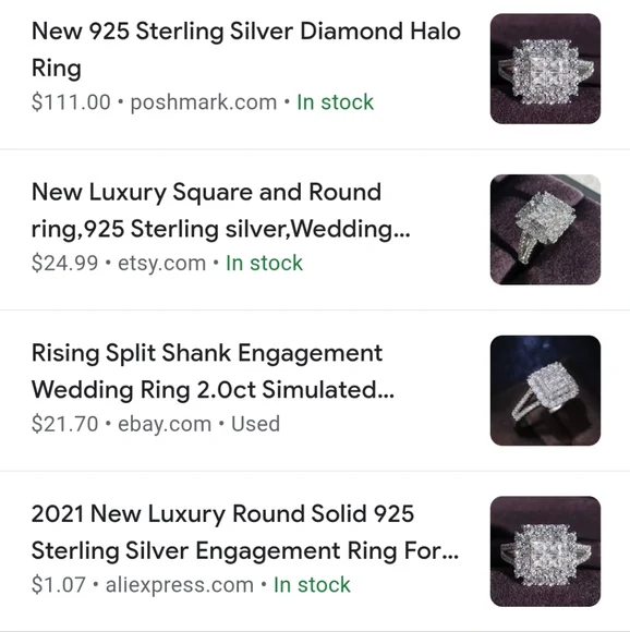 SAVE YOUR MONEY- Rings Jewelry Scammy - Picture 10 of 11